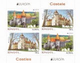 EUROPA 2017 ,CASTELE,BLOC TIP II ,2017,Lp.2142a, MNH ** ROMANIA., Istorie, Nestampilat