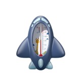 Termometru pentru baie, flippy, plutitor, rezistent la apa, multifunctional, model avion, 11x10x4 cm, albastru