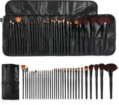 Set 32x Pensule Machiaj, Zamo&reg;, pentru Make-up, diverse Modele, culoare Neagra