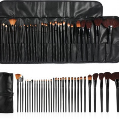 Set 32x Pensule Machiaj, Zamo®, pentru Make-up, diverse Modele, culoare Neagra