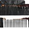 Set 32x Pensule Machiaj, Zamo&reg;, pentru Make-up, diverse Modele, culoare Neagra