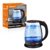 Fierbator electric de apa HALEY 1500W &ndash; 2.0L, sticla termorezistenta, LED iluminat, oprire automata
