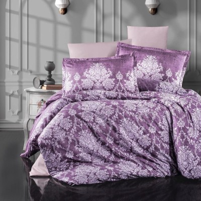 Lenjerie de pat satin clasy king size (veroka v2) foto