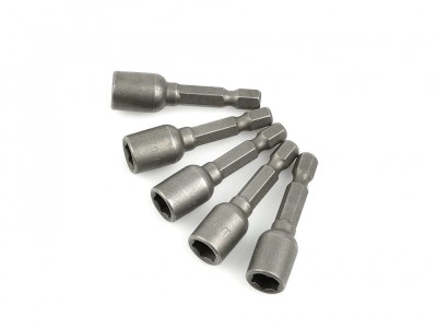 Set 5 adaptori magnetici pentru surubelnita, 8mmx48mm 1/4 &amp;quot;, Geko G15006 foto