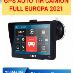 GPS Navigatii HD 7" GPS AUTO Gps TIR GPS Camion HARTI Full EUROPA ROMANIA 2021