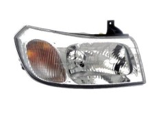 Far Ford Transit DIN 05.2000-12.2001 TYC stanga fata, tip bec H4, culoare argintiu, reglaj electric