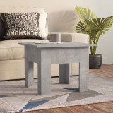 VidaXL Măsuță de cafea, gri beton, 55x55x42 cm, lemn prelucrat