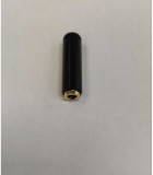 Mufa mama JACK 3.5 mm 4Pini 4 Contacte metal negru cu aurit carcasa, Oem