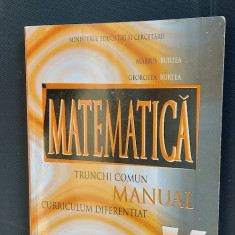 MATEMATICA CLASA A X A - TRUNCHI COMUN CURRICULUM DIFERENTIAT BURTEA