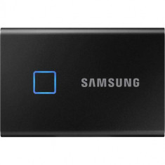 SSD Extern Samsung T7 Touch 1TB USB-C 3.1 Metallic Black foto