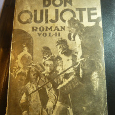 Cervantes - Don Quijote ,interbelica , vol. II ,trad. Al.Iacobescu Ed.Cugetarea