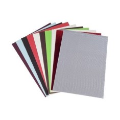 Carton ondulat A4, diverse culori, set 10 coli, Colorarte