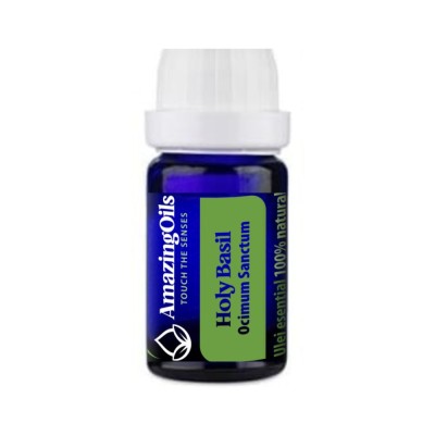BUSUIOC SFANT-Ulei esential 100% pur -HOLY BASIL (Ocimum sanctum) 5 ml foto