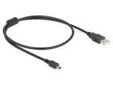 Cablu USB 2.0, A la B mini, 0.5m, negru, 480Mbps - DELOCK