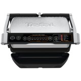 Gratar electric Tefal OptiGrill+ GC706D34, 2000 W, 6 programe automate, functie dezghetare, Inox/Negru