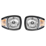 Set lampi tip far cu semnalizare dreapta/stanga 12V Breckner Germany, 230x160x221 mm, Plastic, prindere M10, 1320g, compatibile CAT 33455, 33456,