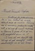 LUCIA COSMA - Scrisoare autografă semnată, de interes familial.