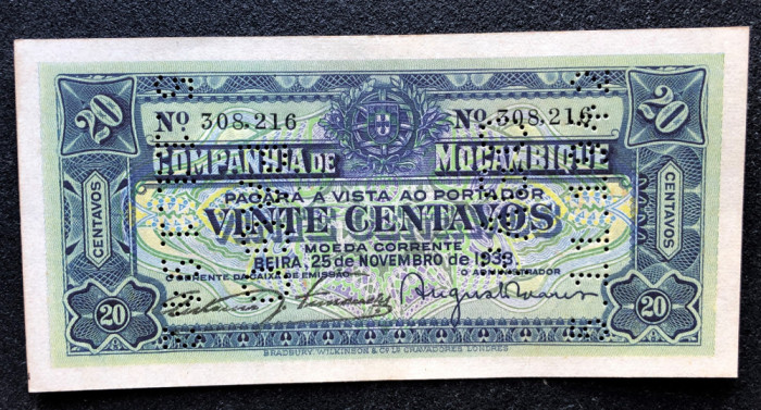 Mozambic 20 centavos 1933