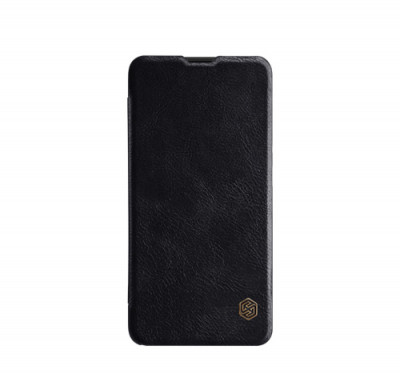 Husa Telefon Nillkin, One Plus 6T, Qin Leather Case, Black foto