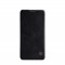 Husa Telefon Nillkin, One Plus 6T, Qin Leather Case, Black