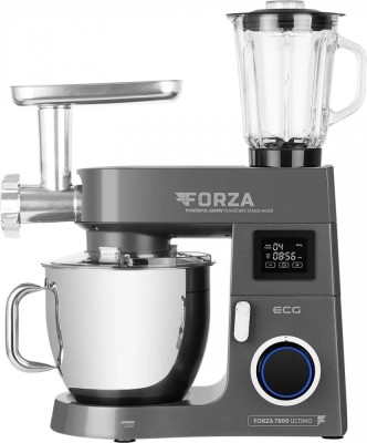 Robot de bucatarie ECG FORZA 7800 Ultimo Scuro, 1800 W, 8 litri, LCD, sistem de amestecare planetar foto