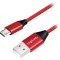 Cablu USB 2.0 USB A la USB B Micro 0.3m Roșu