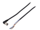 Cablu de conectare M8 4 pini unghi 5m PVC