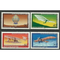 Berlin 1978 - Aviație, istoria zborului, avioane, serie neuzata