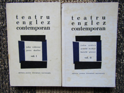 Teatru englez contemporan 2 volume - Editura pentru literatura universala, 1968 foto