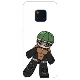 Husa compatibila cu Huawei Mate 20 Pro Silicon Gel Tpu Model One Punch Man Mumen Rider