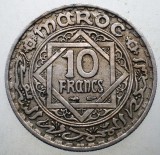1.432 MAROC MOHAMMED V 10 FRANCS FRANCI 1366/1947