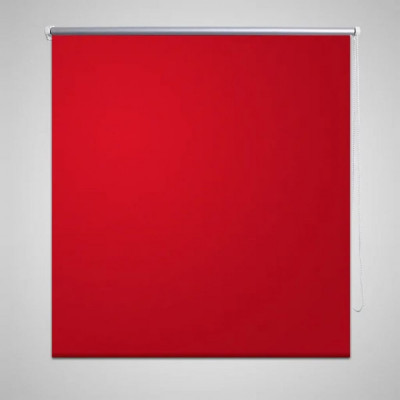 Jaluzea rulabilă opacă, 160 x 175 cm, roșu foto
