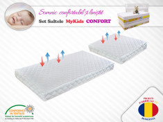 Set saltele MyKids Cocos Confort II 120x70x12 (cm) + 50x70x12 (cm) GreatGoods Plaything foto