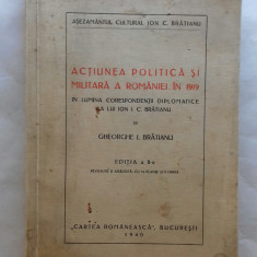 ACTIUNEA POLITICA SI MILITARA A ROMANIEI IN 1919