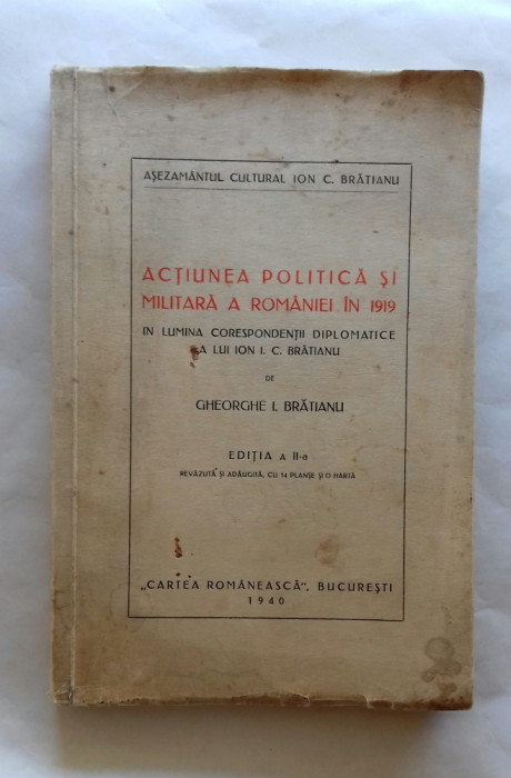 ACTIUNEA POLITICA SI MILITARA A ROMANIEI IN 1919