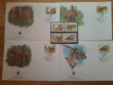 WWF - FAUNA - CAPRIOARA - TIMBRE + FDC- uri, Nestampilat