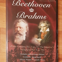 DVD Beethoven, Brahms: Piano Concerto No. 5, Symphony No. 3