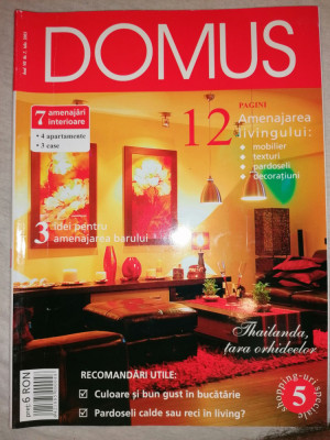 Revista DOMUS - Amenajari interioare , Arhitectura , Design Nr 7 Iulie 2005 foto