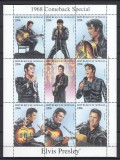 Senegal 1998 - Muzica - ELVIS PRESLEY - Bloc 9 val - MNH, Nestampilat