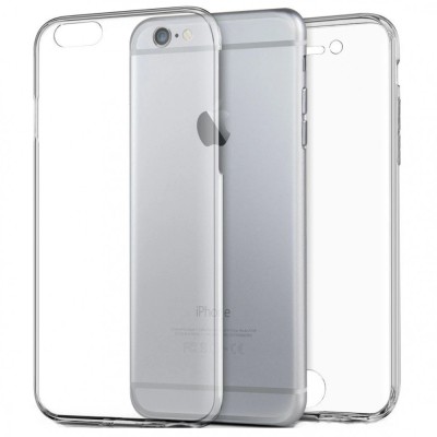 Husa de protectie pentru Apple iPhone 6/6S Plus Full Tpu 360 Transparent foto