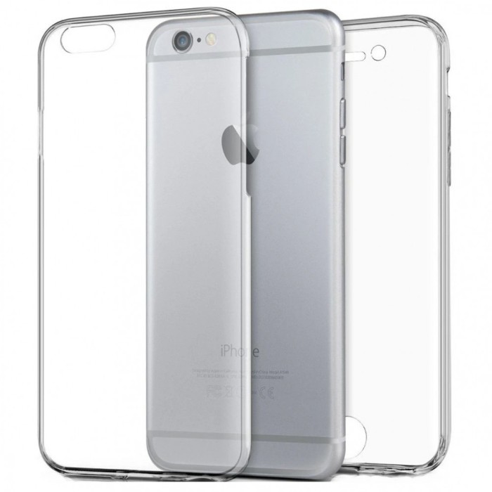 Husa de protectie pentru Apple iPhone 6/6S Plus Full Tpu 360 Transparent