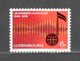 Luxemburg.1976 30 ani festivalul de muzica &quot;Jeunesse muzicales&quot; ML.111, Nestampilat