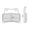 Placute frana Kimco Xciting 400i fata Cod Produs: MX_NEW 225102830RM