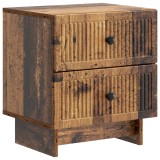 vidaXL Dulap de noapte Lemn vechi 43 x 34,5 x 47,5 cm Lemn prelucrat 893851