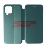 Husa Flip Samsung Galaxy A22 4G, Protectie 360, Piele Ecologica, Verde Sea Green