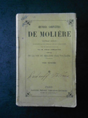 MOLIERE - OEUVRES COMPLETES volumul 3 (editie veche) foto