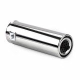 Ornament toba esapament cromat din otel inoxidabil rezistent la acizi MT 009 AMiO, montaj cu cleme sau sudura, diametru montaj 31-45 mm