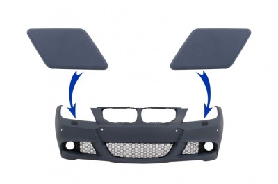 Capace Spalatoare Faruri Bara Fata BMW Seria 3 E90 E91 LCI (2008-2011) M Tech Performance AutoTuning foto