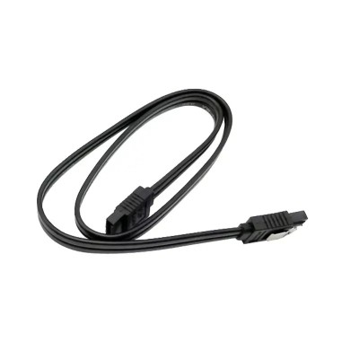 Cablu date 6GB/s SATA 3 - SATA 3 50cm 20AWG negru GIGABYTE 12CF1-2SAT1B-02R foto