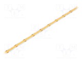 Bandă LED COB alb cald 8W/m 480 LED/m 8mm IP20 WISVA OPTOELECTRONICS